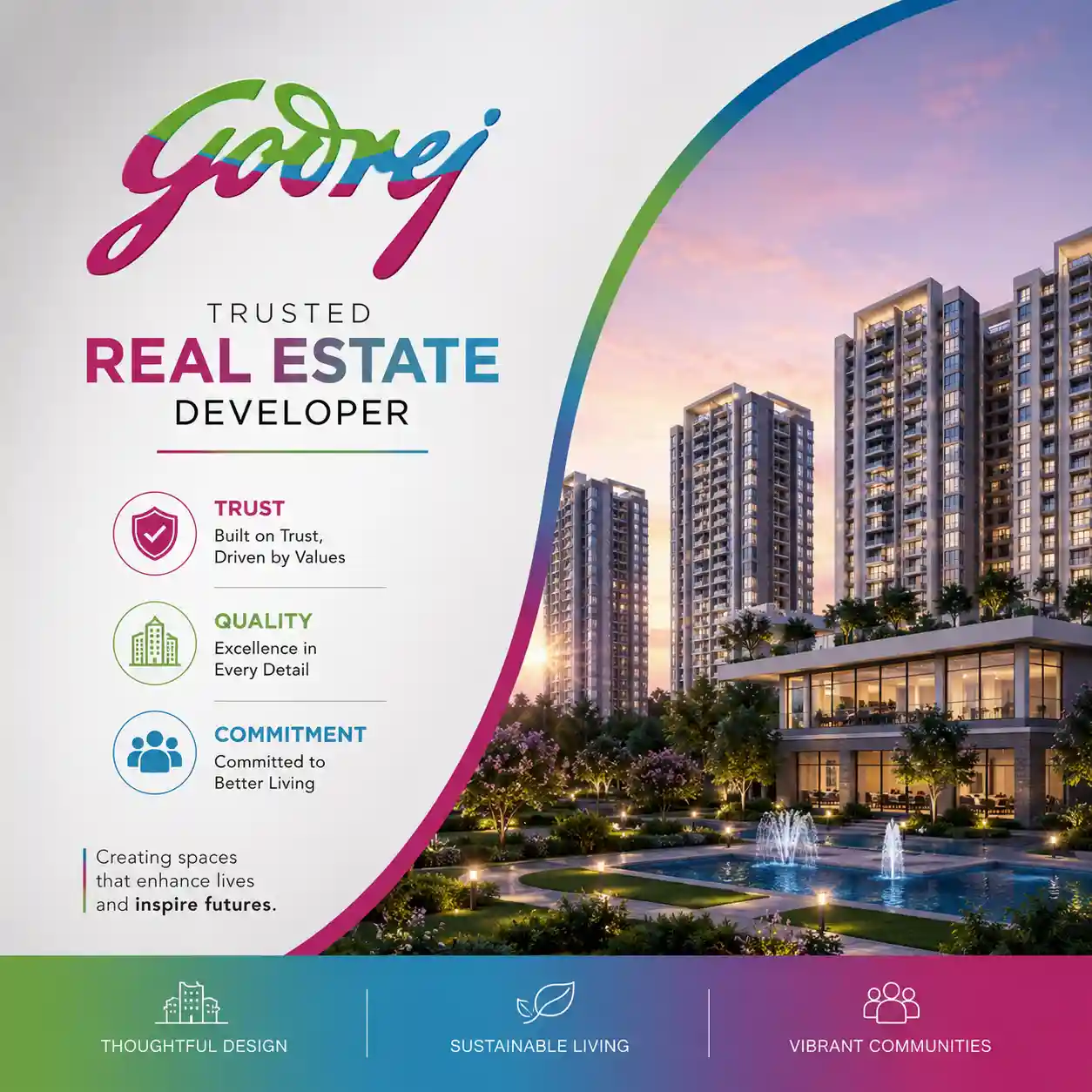 Godrej Properties official logo for projects