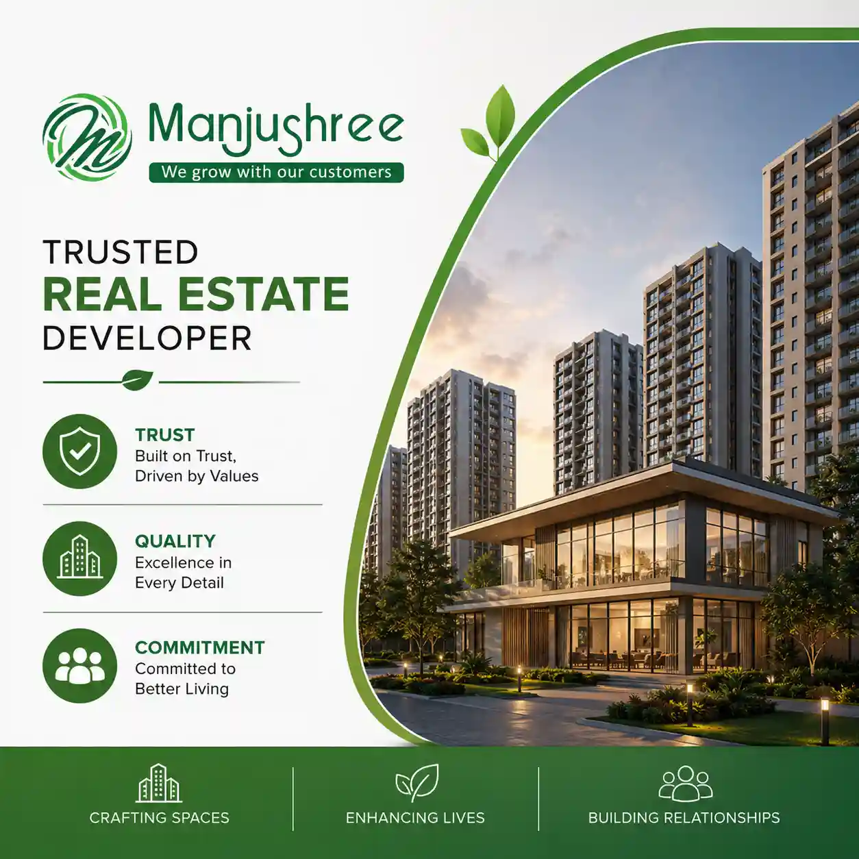 Manjushree Group official logo for projects
