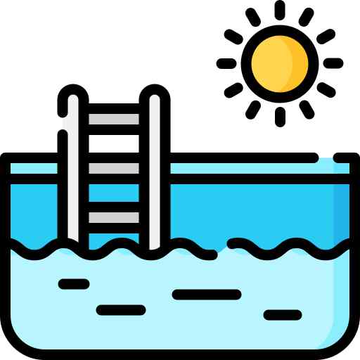 Swimming pool at Sahil apartments
